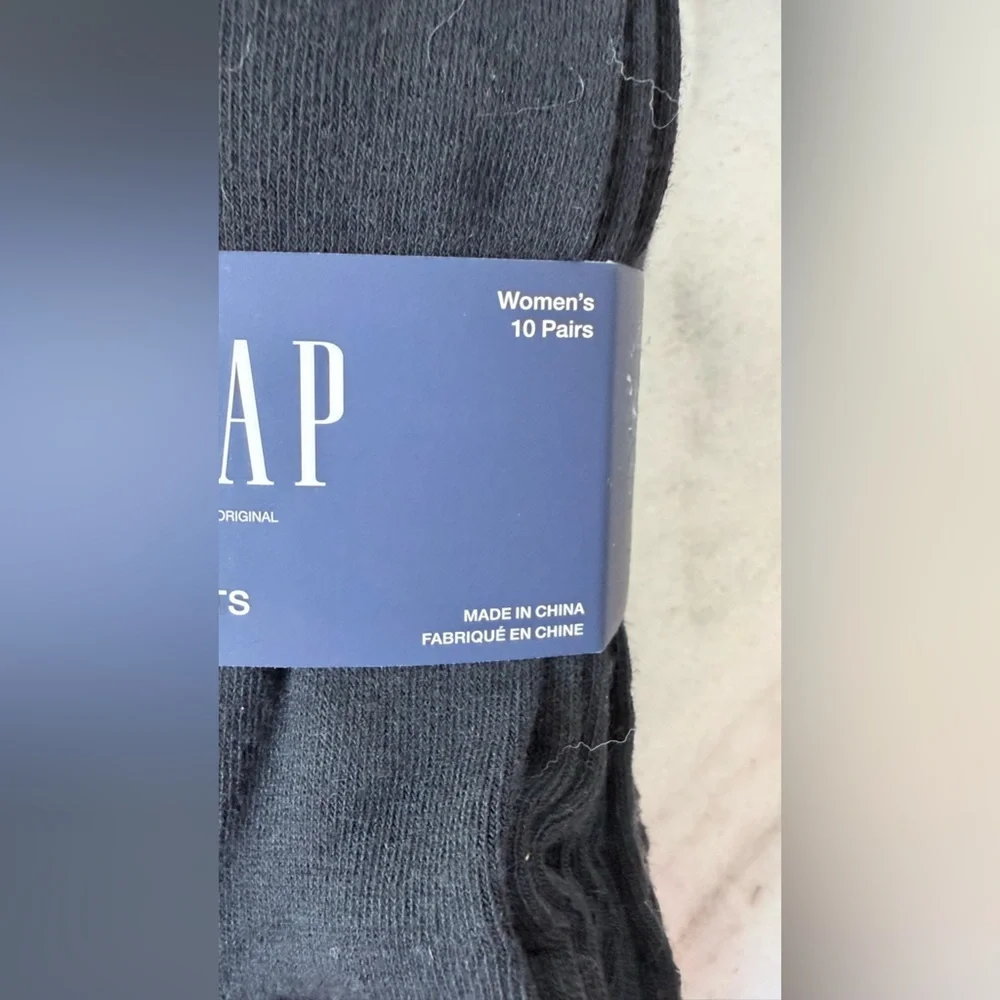 GAP Classic Black Low Cut Socks 10 pairs